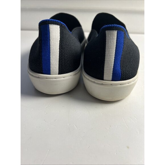 Rothy’s Classic Black The Original Slip On Shoes 7.5 Womens Round Toe Classy - Picture 5 of 10